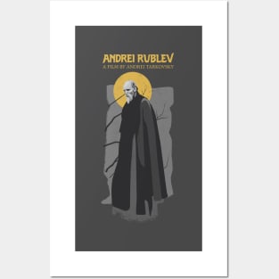 Andrei Rublev Illustration w/ Title Posters and Art